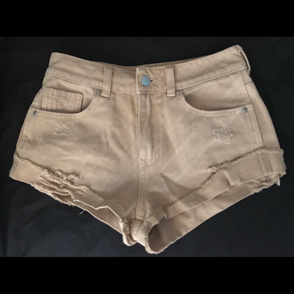 Kendall and Kylie khaki shorts (sz 24)